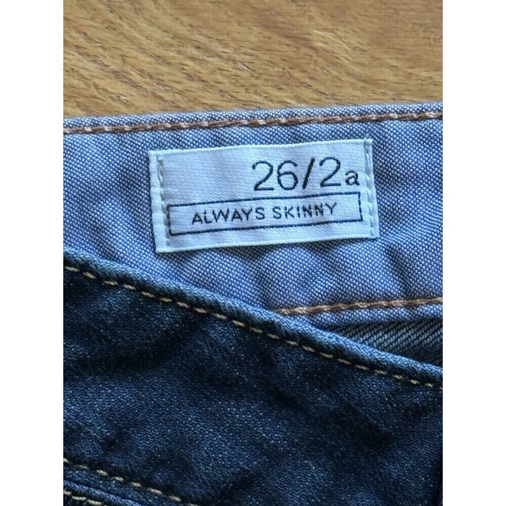 Gap 1969 Women's Always Skinny Blue Denim Jeans Size 26/2 Ankle - Picture 4 of 5